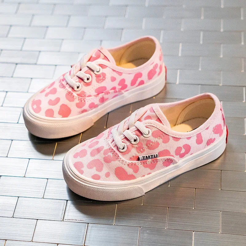 Pink Leopard Sneakers for Girls
