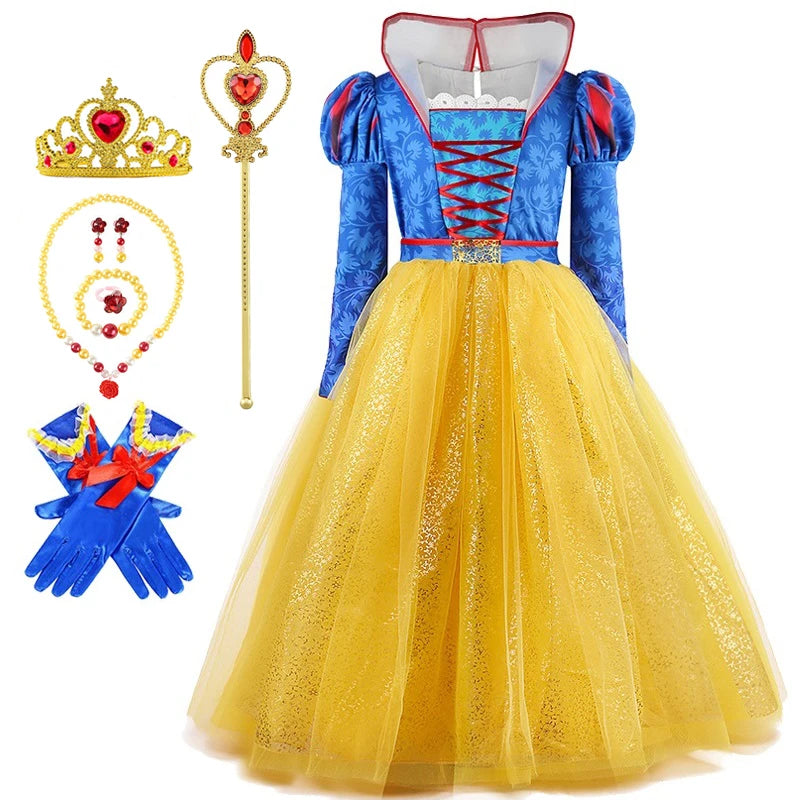 Golden Dream Princess Dress Fairytale Gown