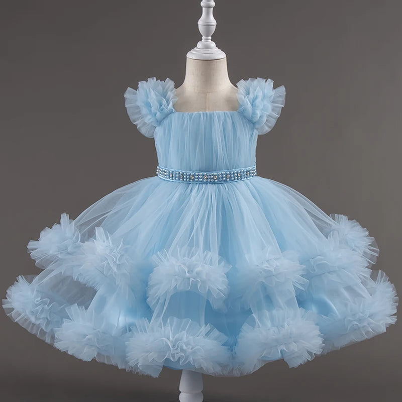 Mariah Layered Tulle Party Dress
