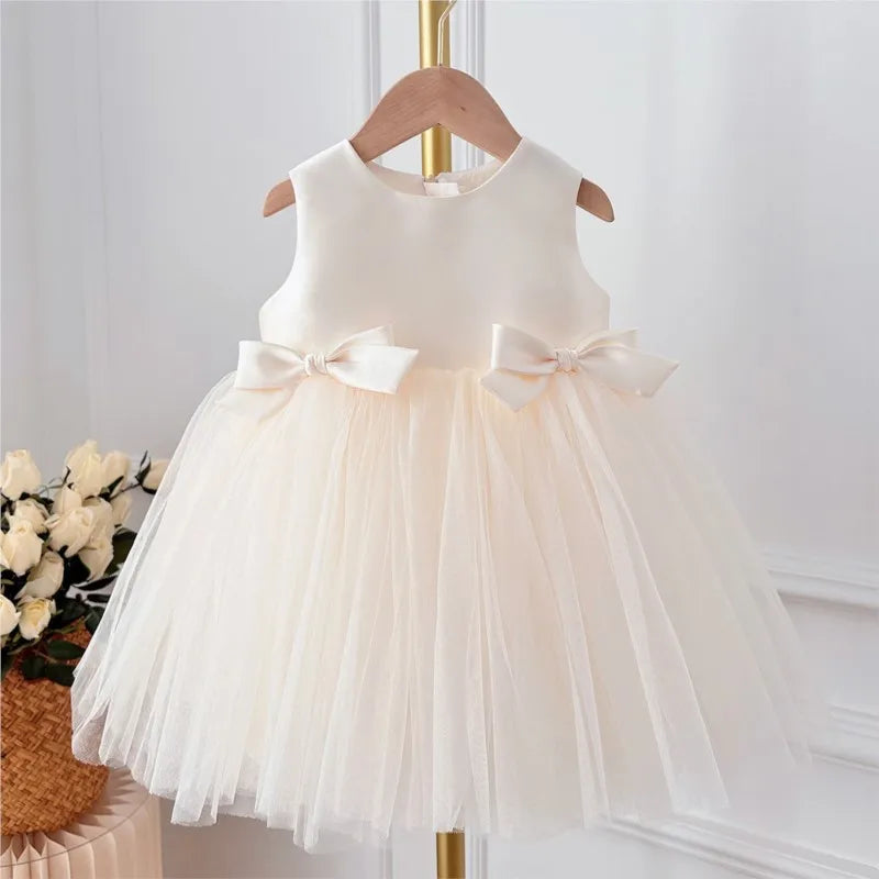 Ivory Pearl Petal Dress
