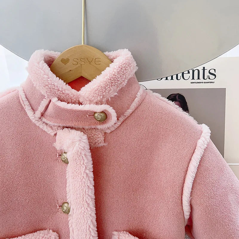 Blush Cozy Sherpa Coat