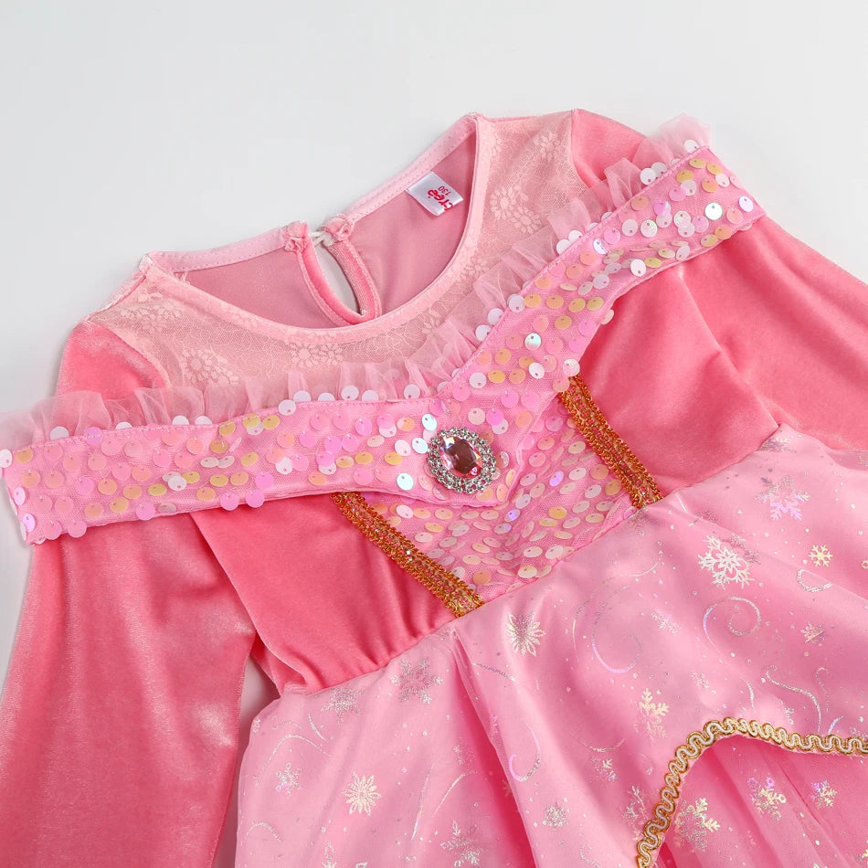 Pink Princess Dress for Girls – Sparkly Fairy Tale Costume