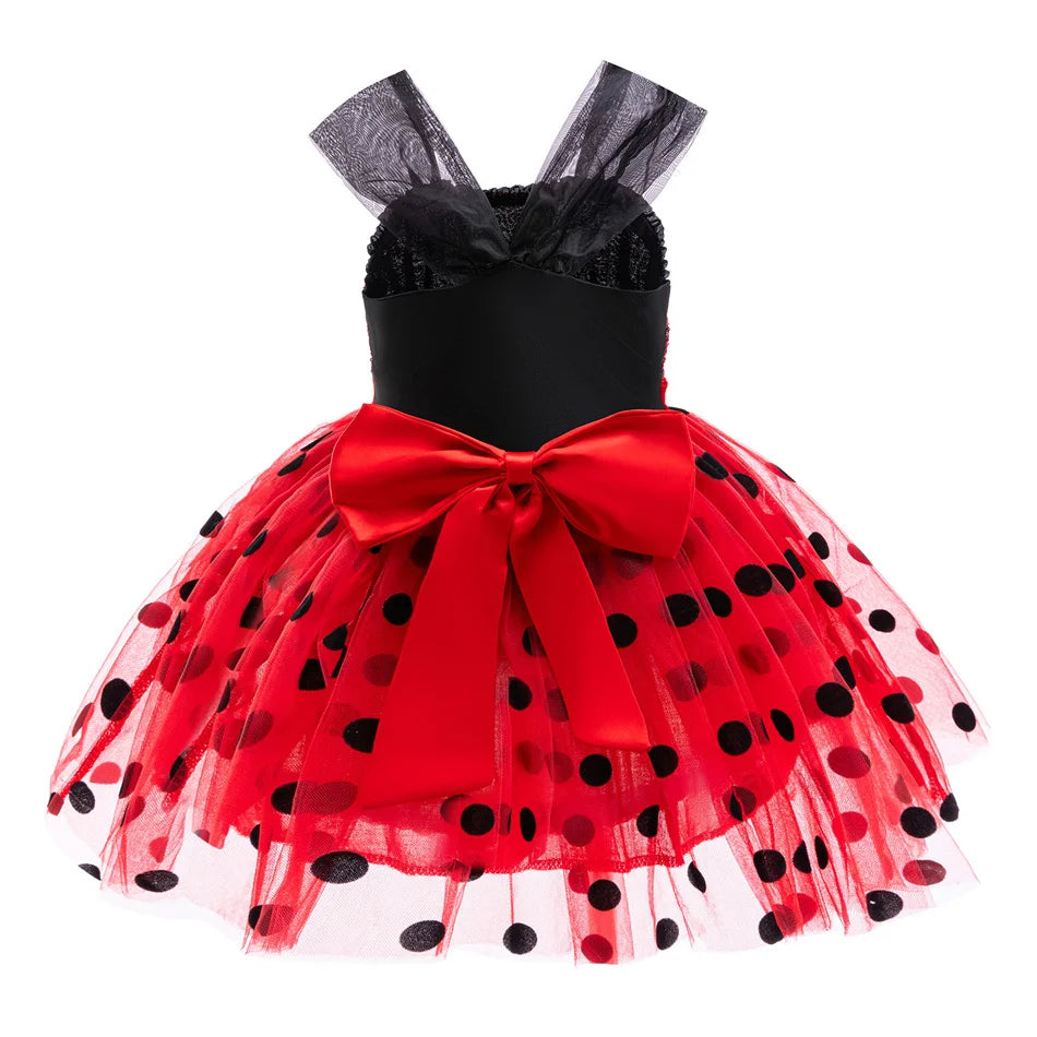 Red Polka Dot Hero Costume Complete Set with Accessories