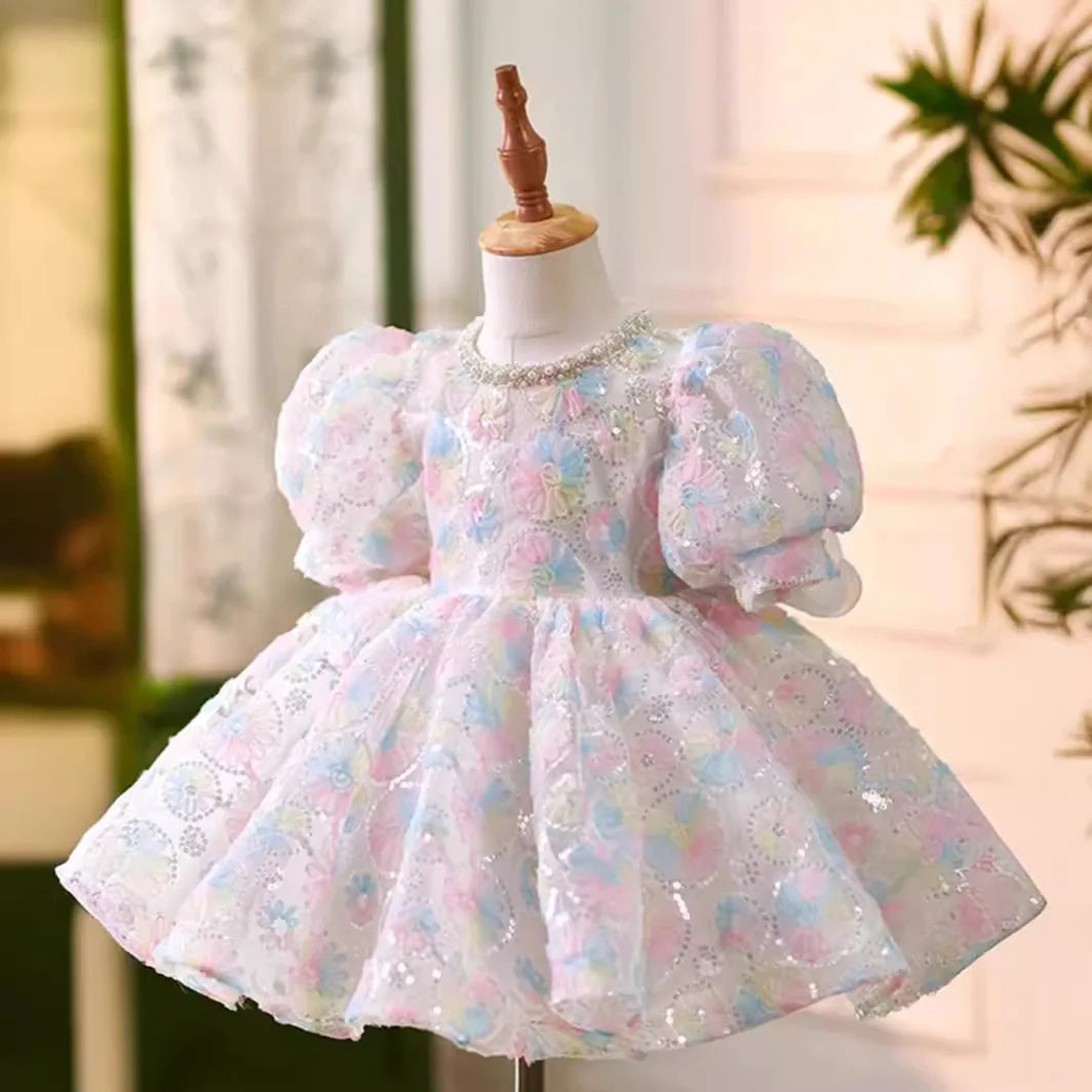 Pastel Garden Sparkle Dress