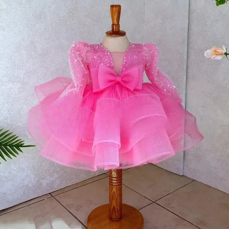 Pink Glam Tulle Party Dress