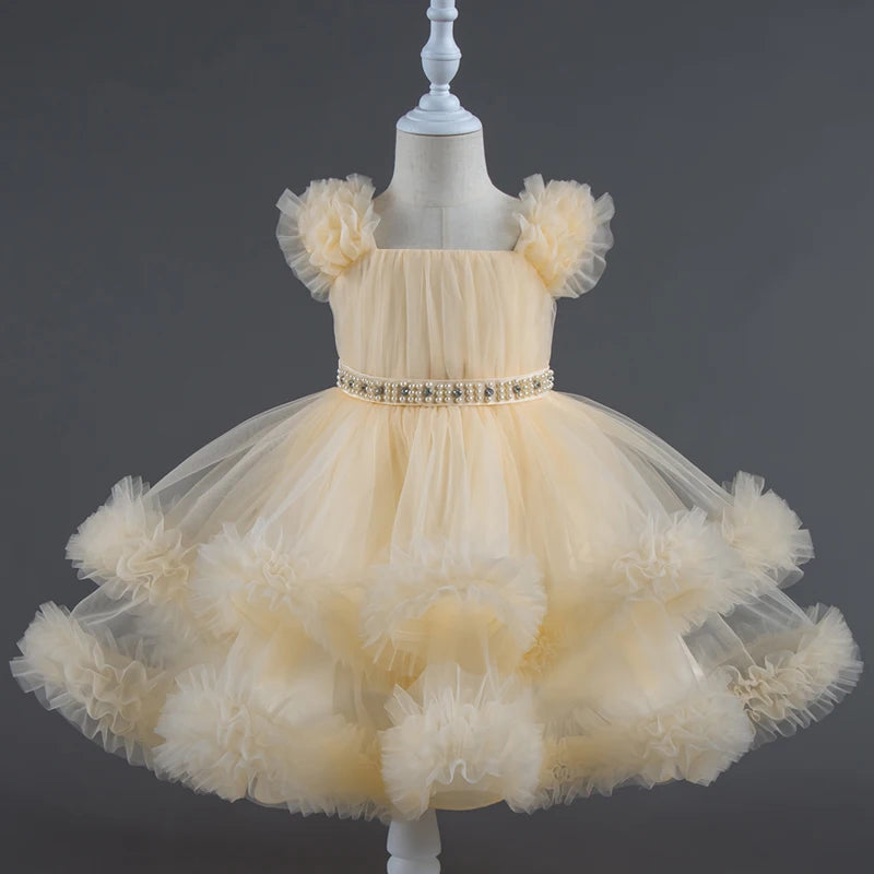 Mariah Layered Tulle Party Dress