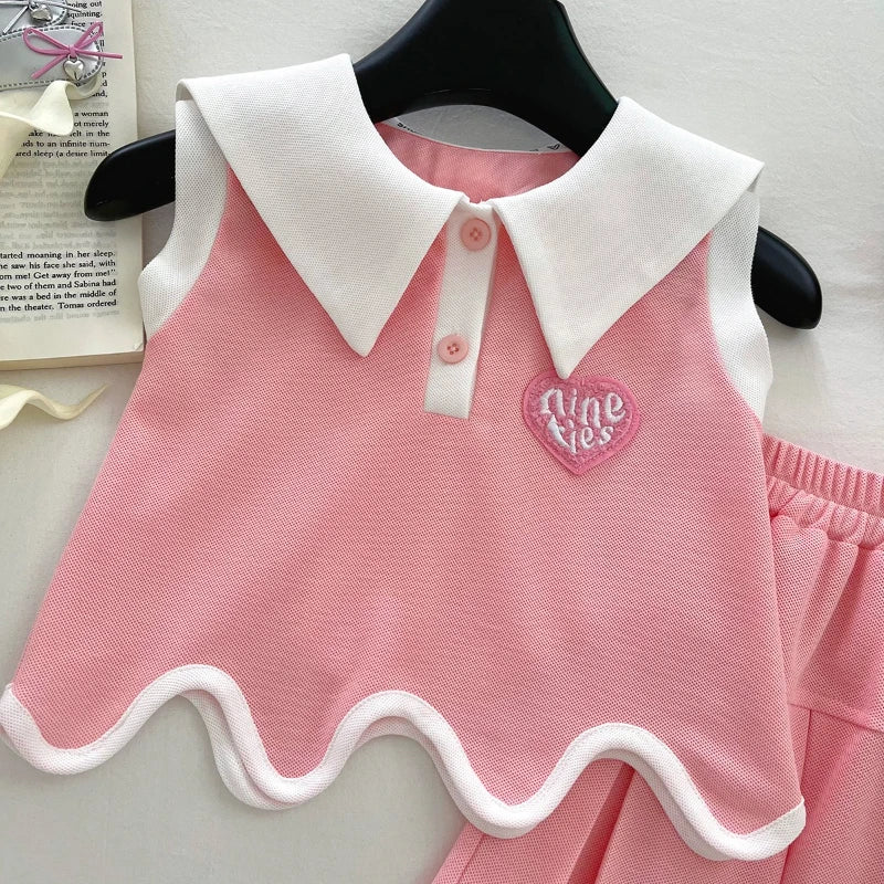 Pink Heart Girls Set