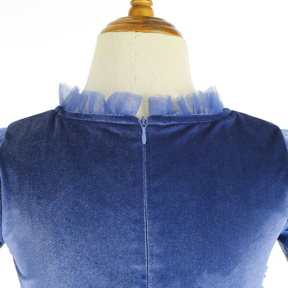 Ice Queen Velvet & Sequin Costume for Girls
