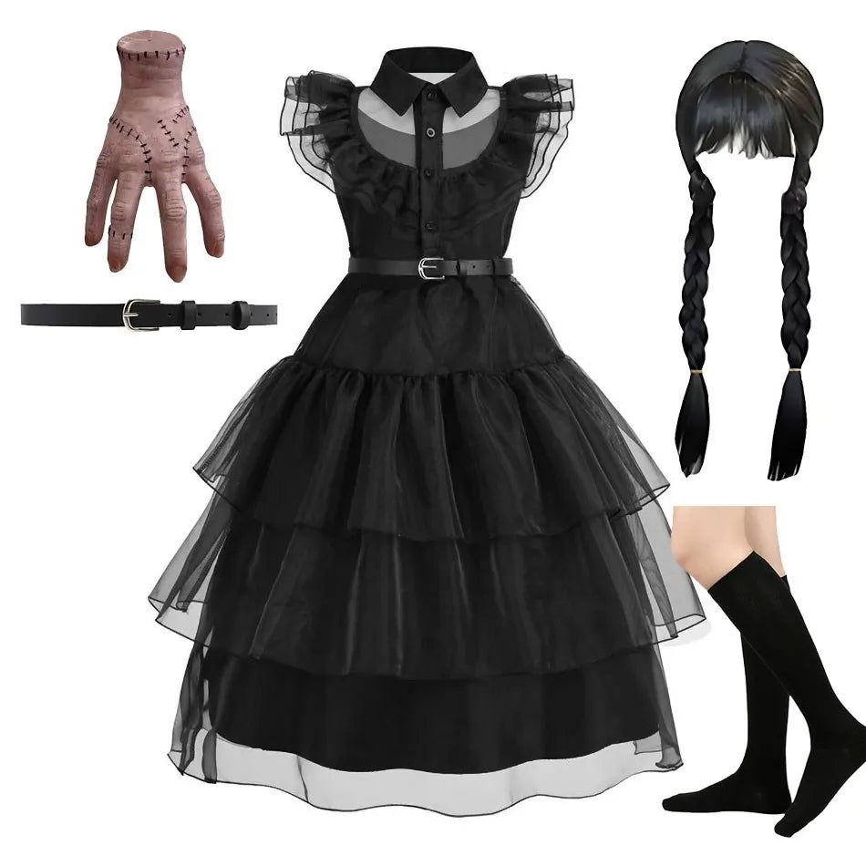 Gothic Girl Halloween Costume Set