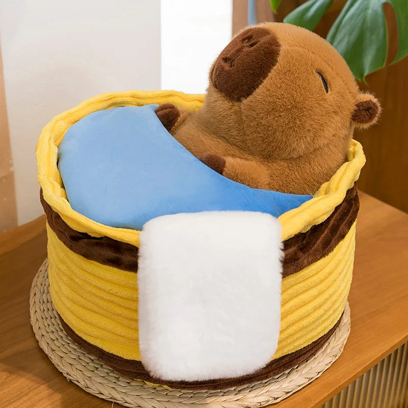 Spa Day Capybara Plush – Fluffy Capybaras