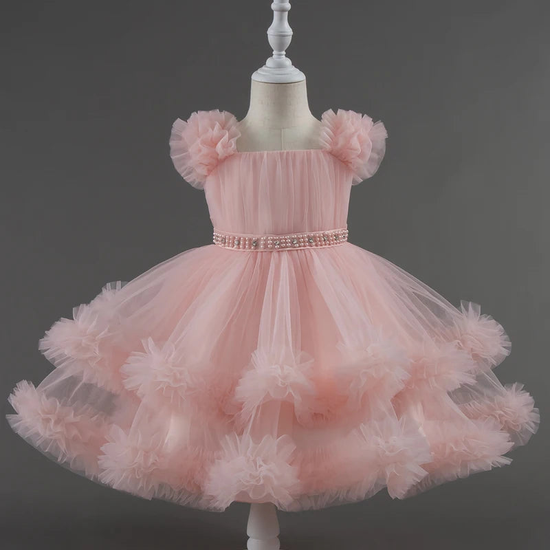 Mariah Layered Tulle Party Dress