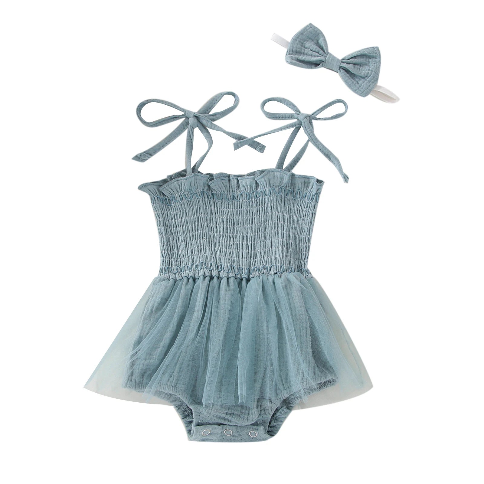 Princess Tulle Baby Romper Set