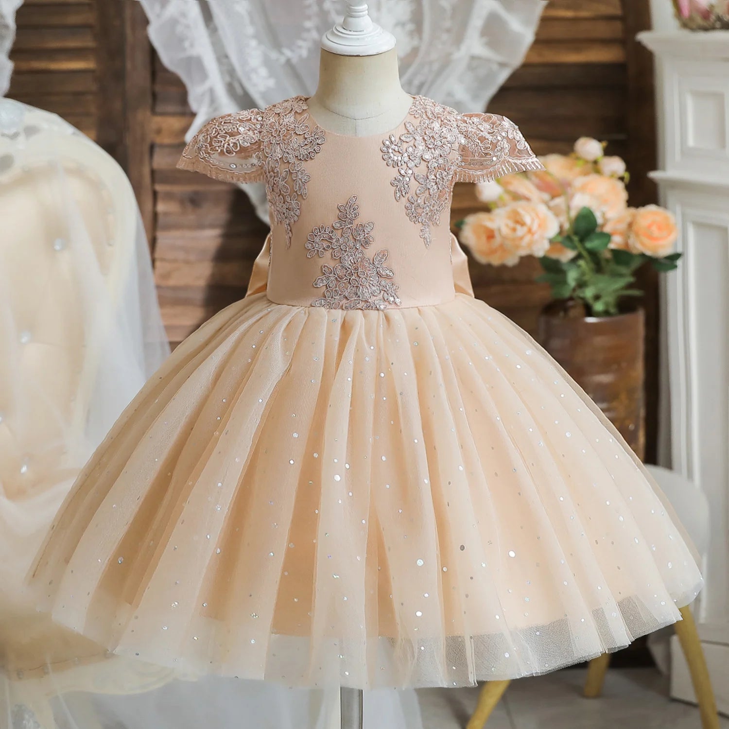 Twilight Bloom Tulle Dress