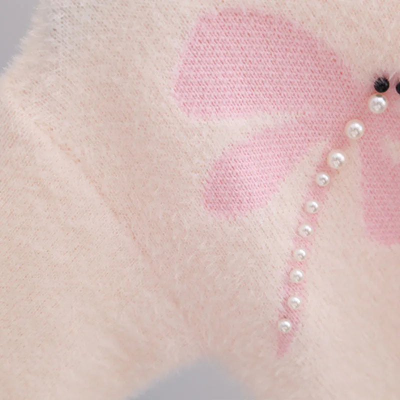 Pearl Dragonfly Knit Sweater