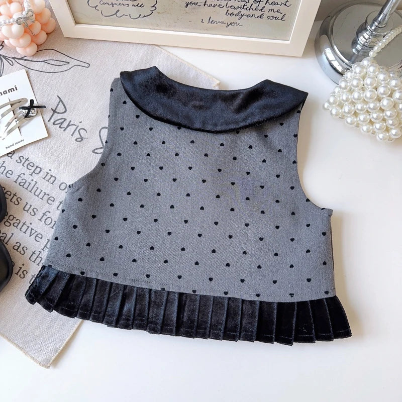 Elegance Grey Girls Set