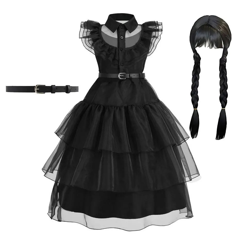 Gothic Girl Halloween Costume Set
