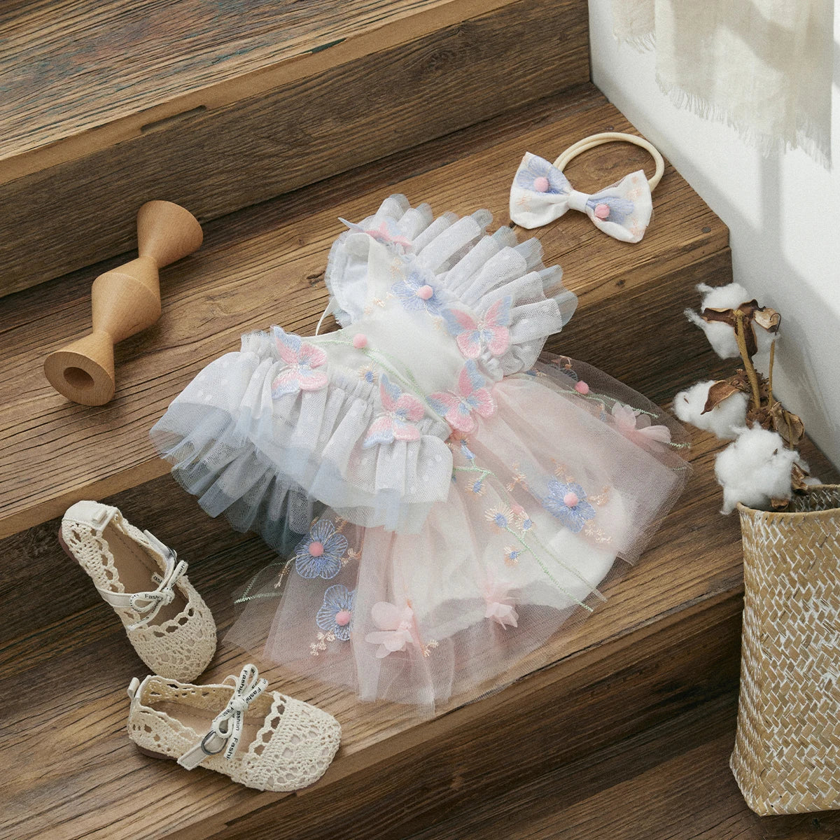 Butterfly Bloom Baby Romper Set