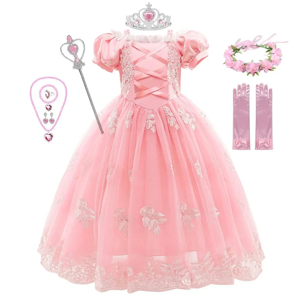 Pink Princess Dress – Dress Only or Full Set