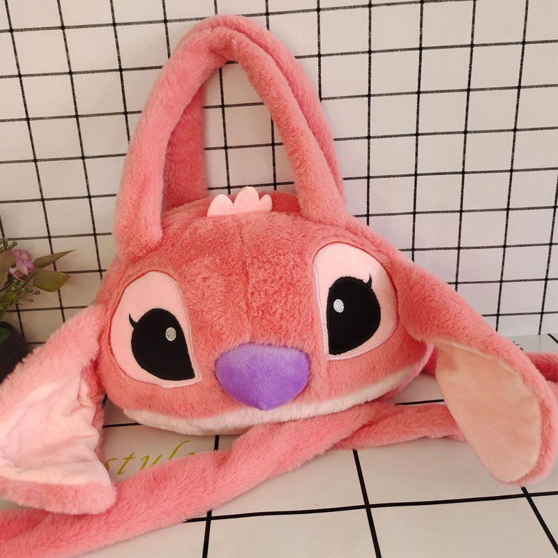 Plush Pink Character Bag