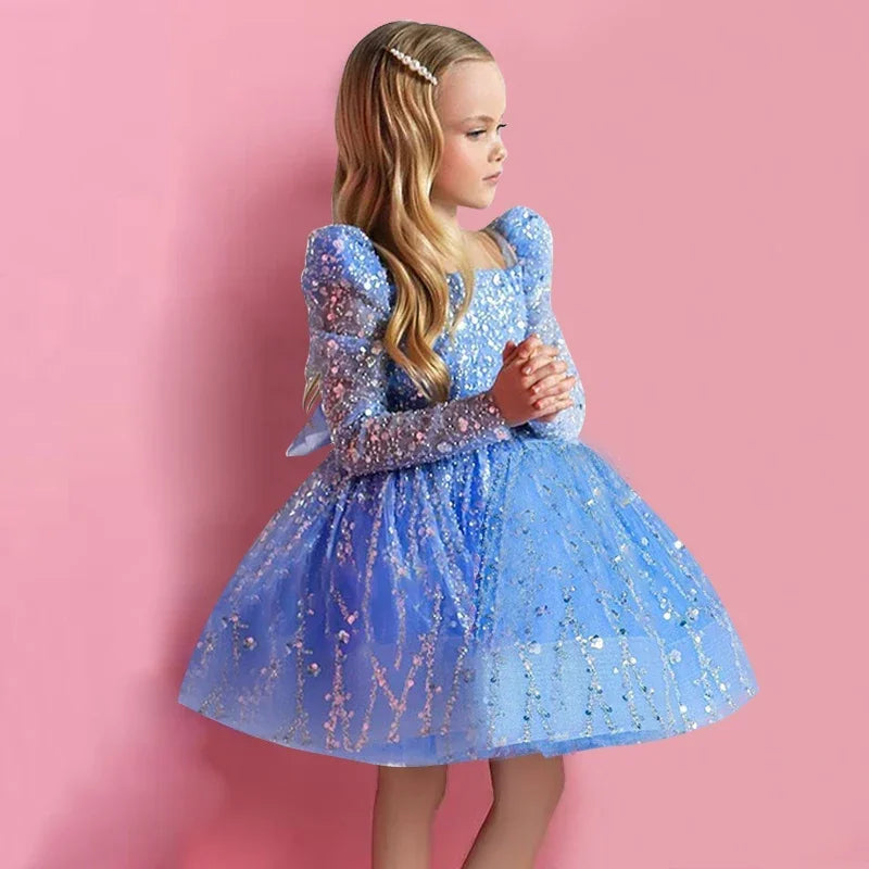 Crystal Charm Kids' Party Dress