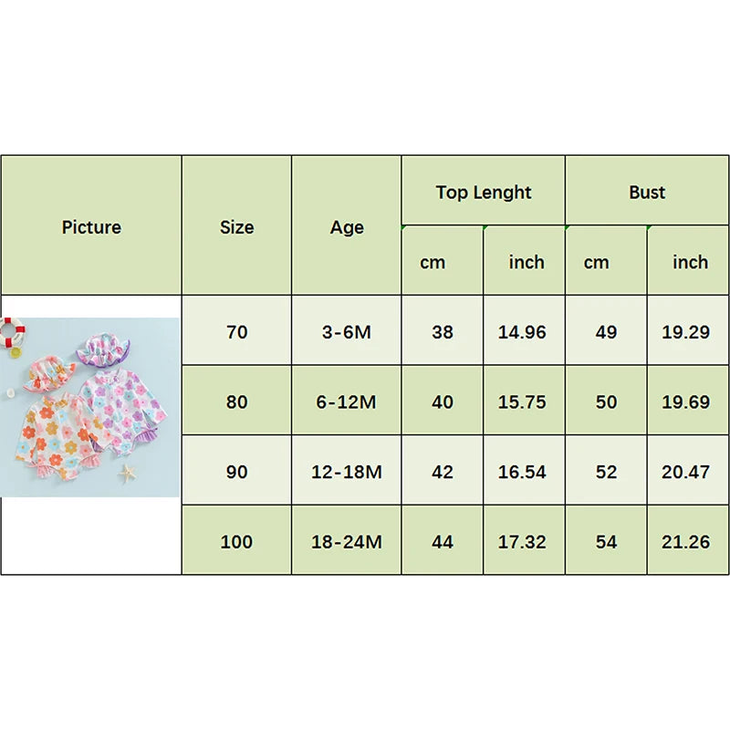 Blossom Bloom Baby Swimsuit Set