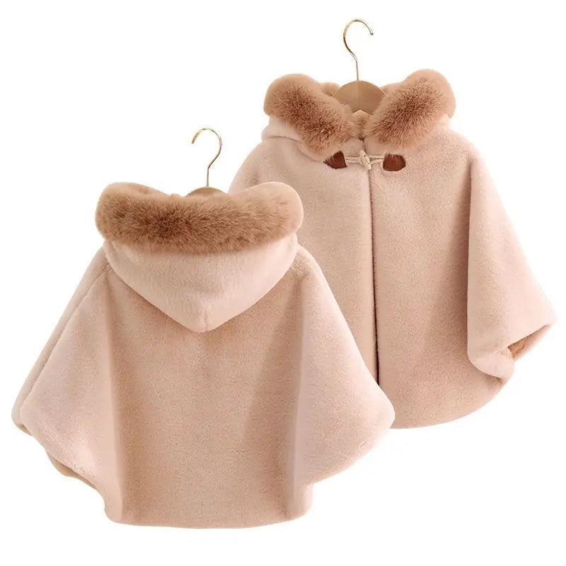 Winter Princess Faux Fur Cape