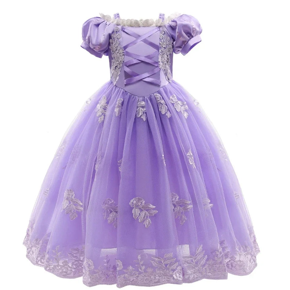 Purple Fairytale Princess Costume with Accessories
