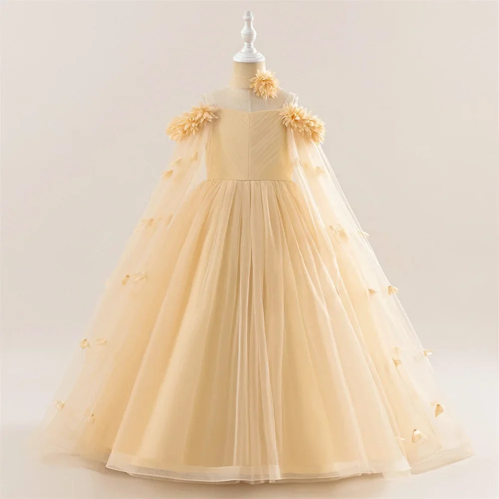 Floral Royalty Kids' Party Dress