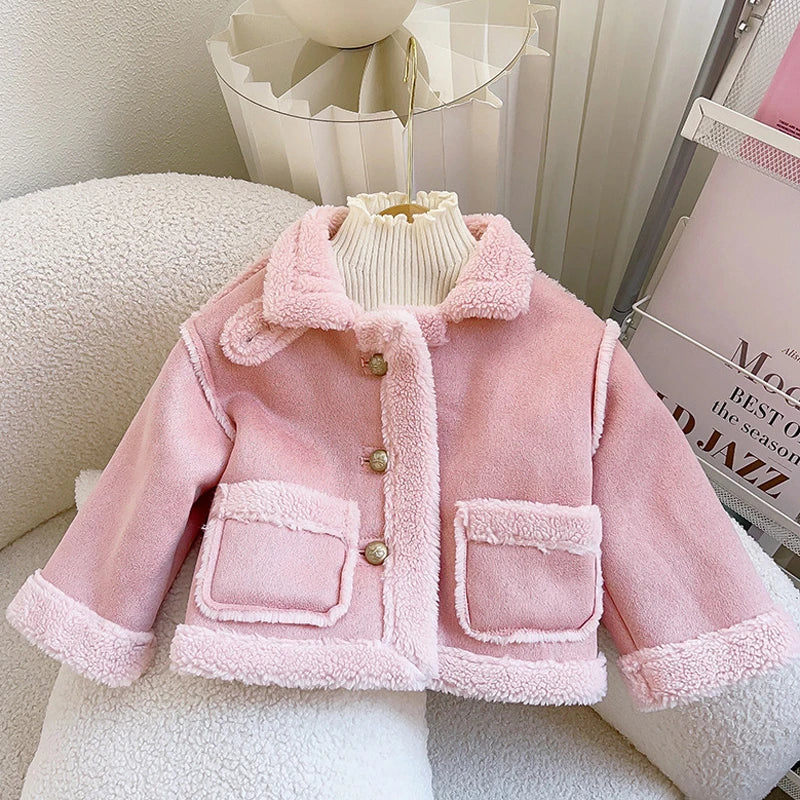 Blush Cozy Sherpa Coat