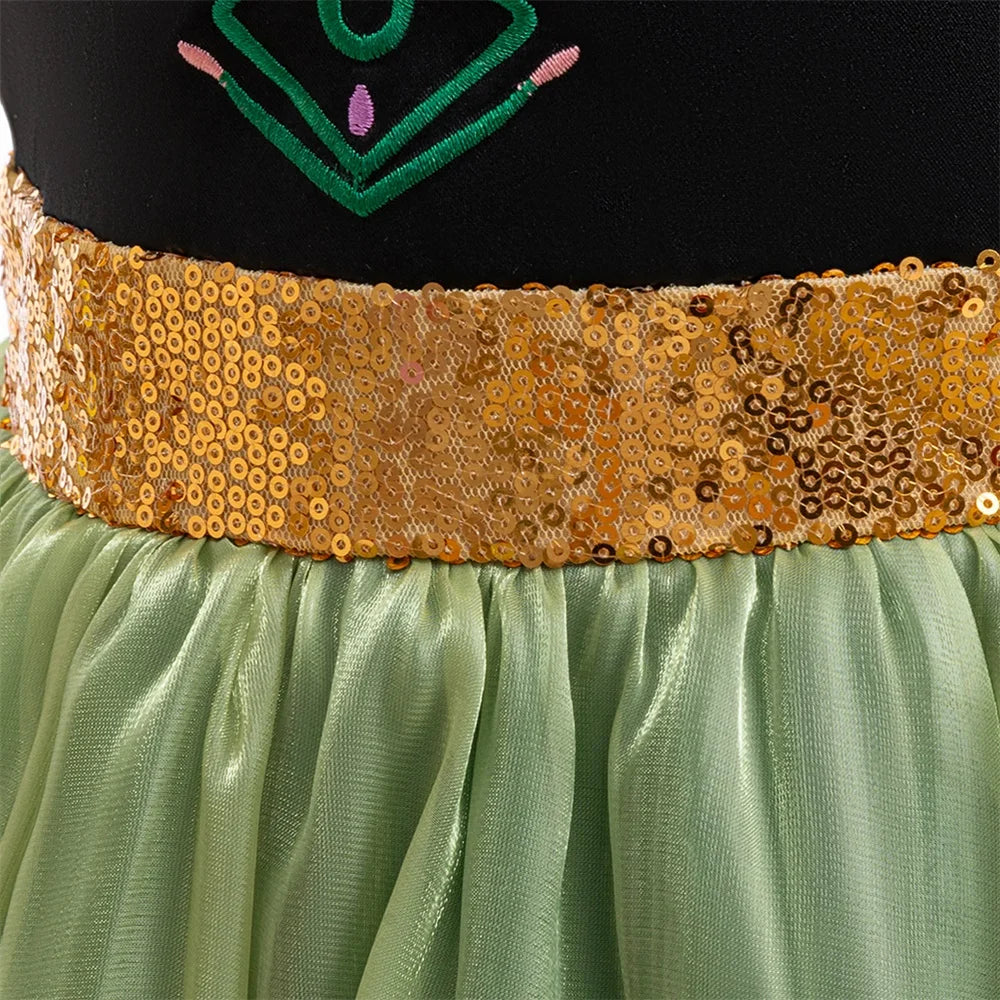 Enchanted Green Princess Costume for Girls