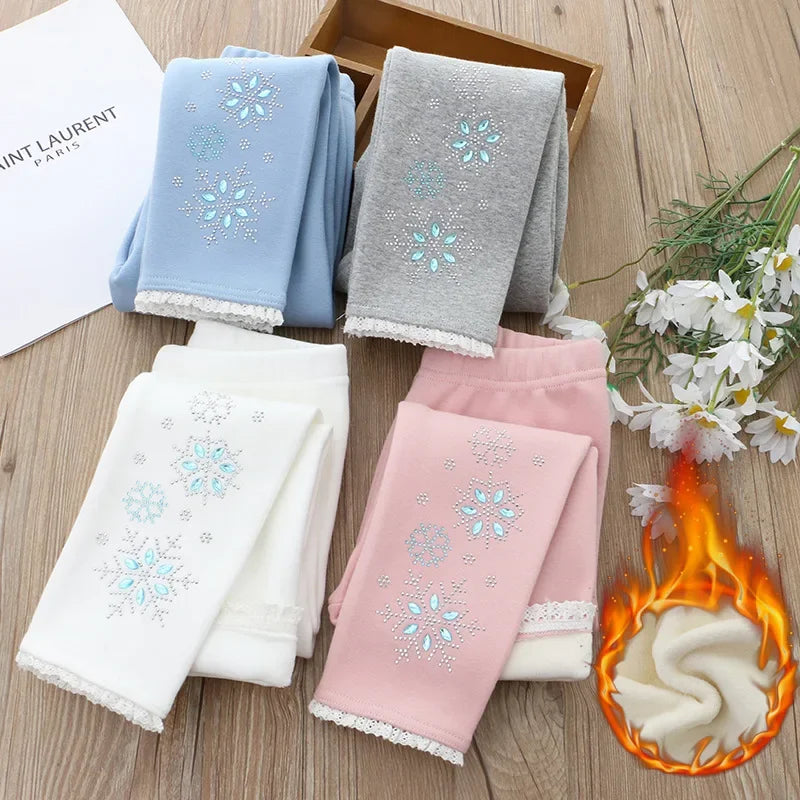 Frosty Sparkle Winter Leggings
