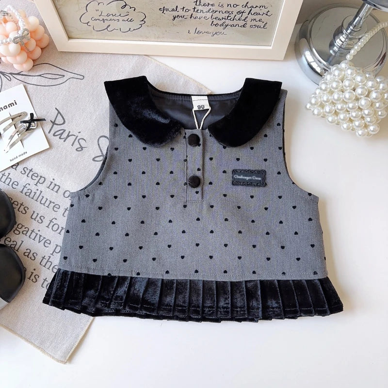 Elegance Grey Girls Set