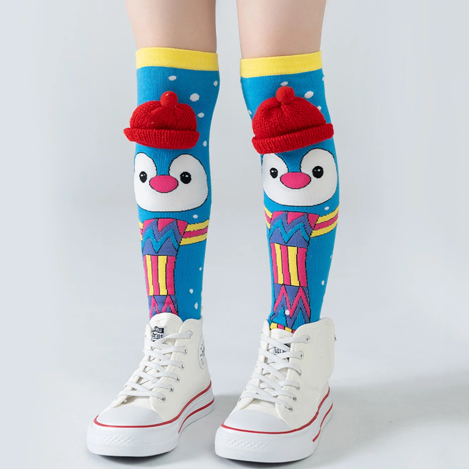 Penguin Knee-High Socks for Kids – Cozy, Cute, and Ready for Winter Fun