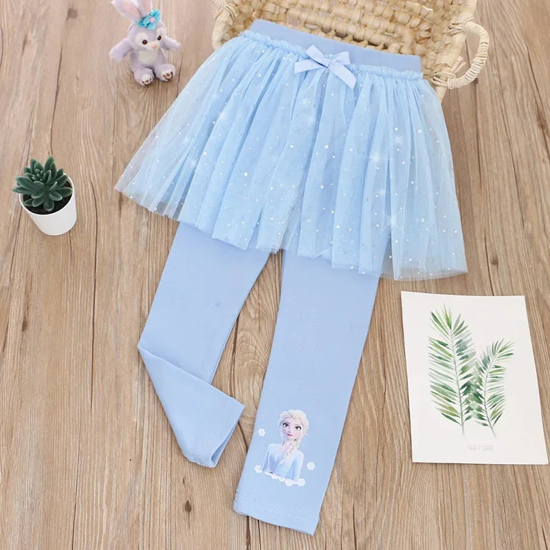 Ice Princess Sparkle Tulle Leggings