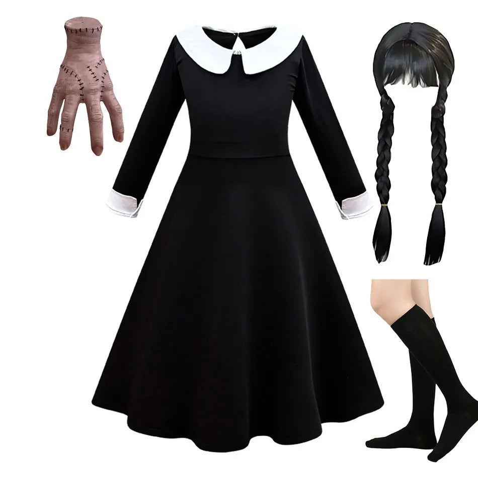 Gothic Girl Halloween Costume Set