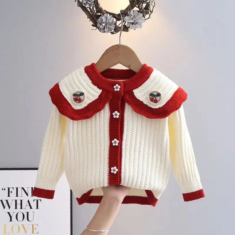 Berry Sweet Knitted Cardigan