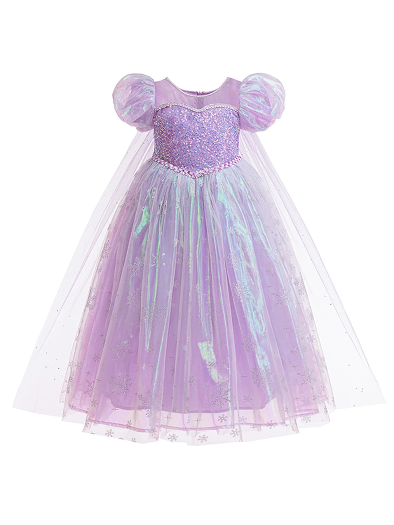 Luna Sparkle Princess Dress – Lilac Magic