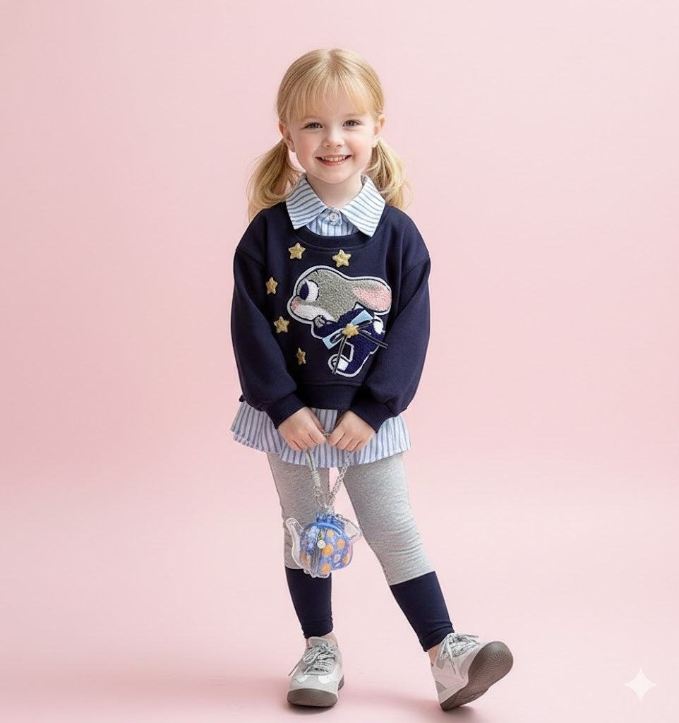 Girls Bunny Winter Set