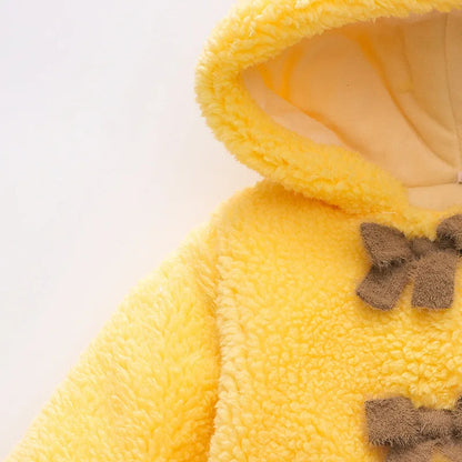 Honey Bear Fleece Coat – Pure Cuteness, Wrapped in Warmth