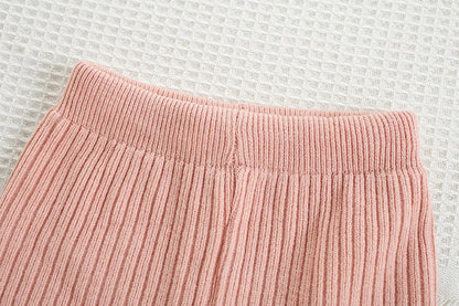Blush Petal Knit Set – Where Sweetness Meets Comfort