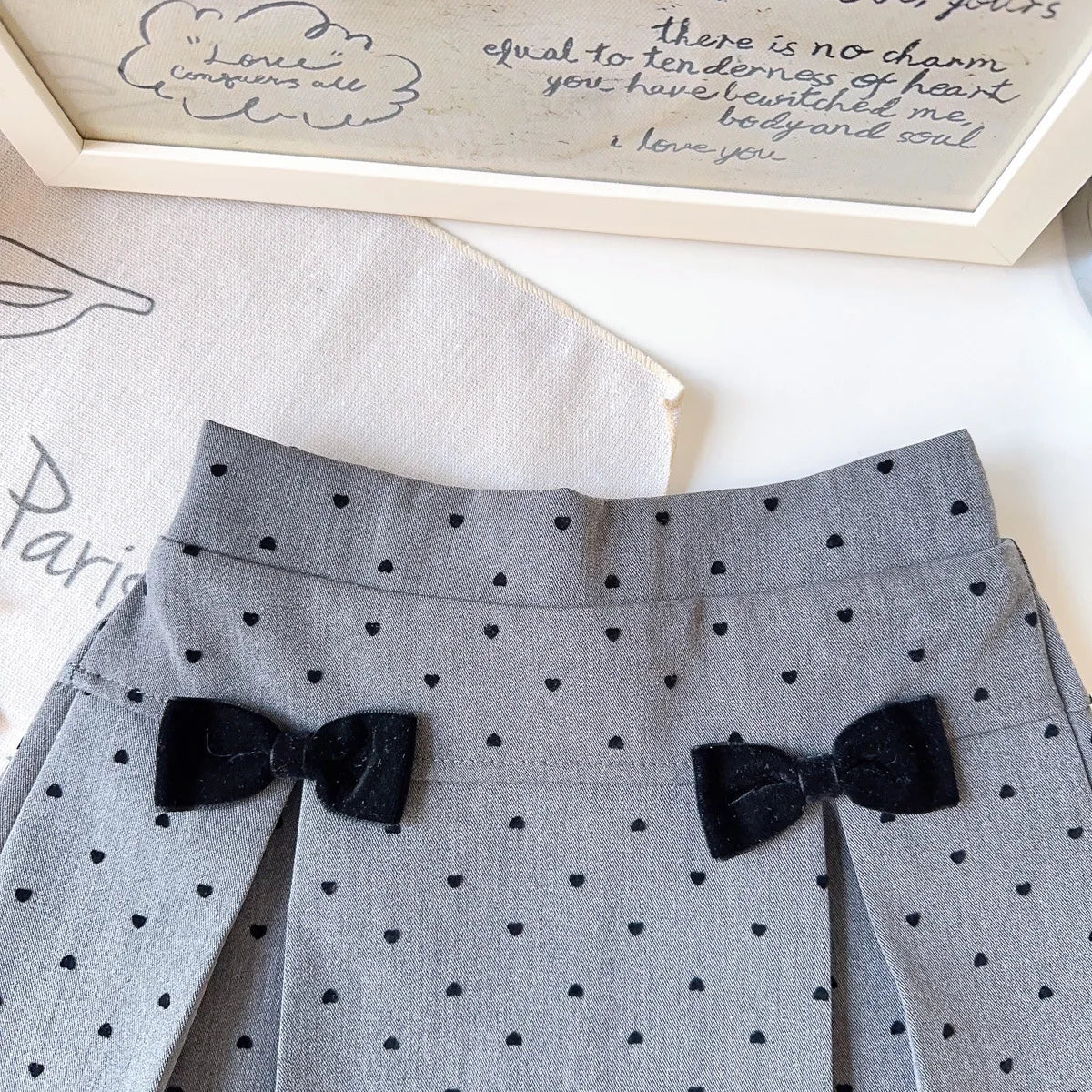 Elegance Grey Girls Set