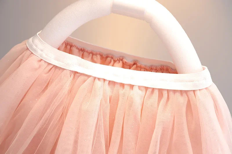 Sweetheart Bows Knit & Tulle Set