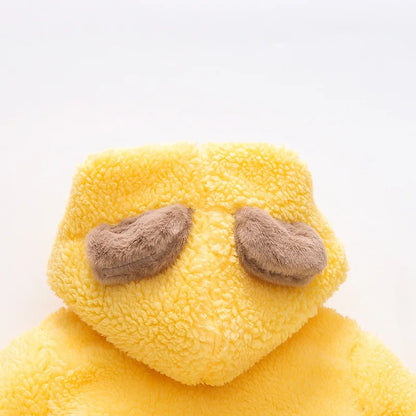 Honey Bear Fleece Coat – Pure Cuteness, Wrapped in Warmth