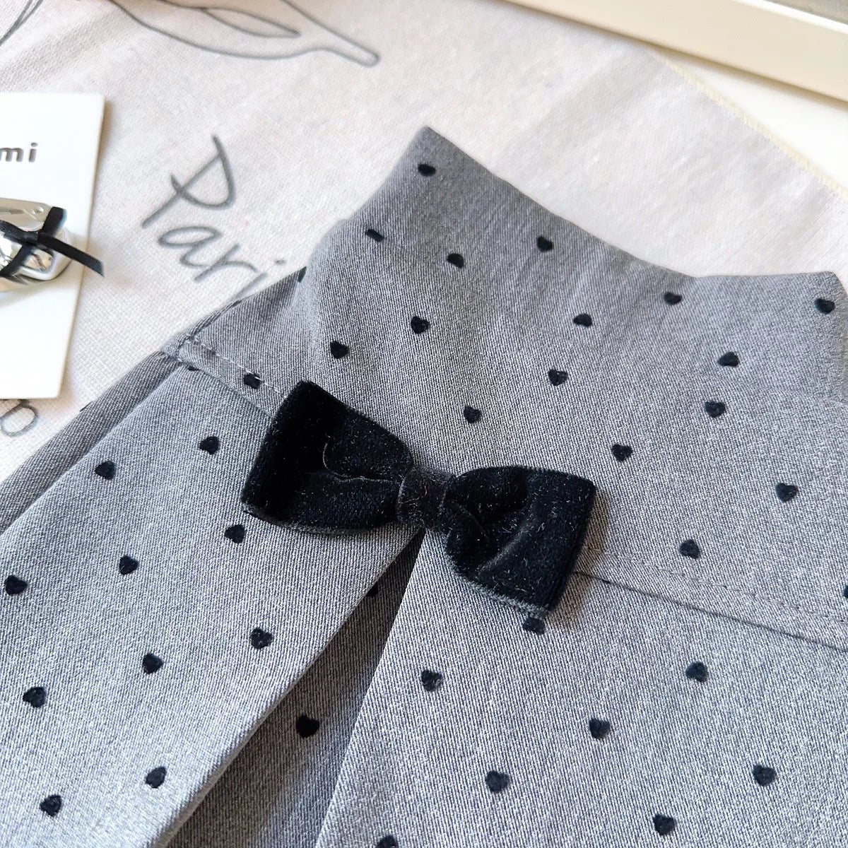 Elegance Grey Girls Set