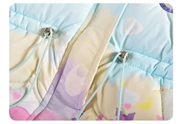 Kawaii Winter Puffer Jacket for Girls