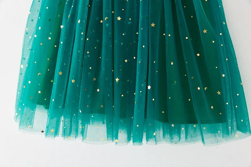 Christmas Starry Tulle Dress
