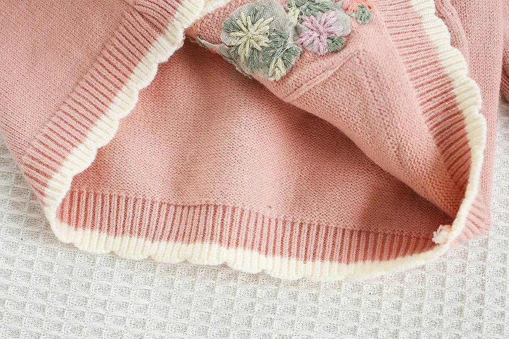 Blush Petal Knit Set – Where Sweetness Meets Comfort