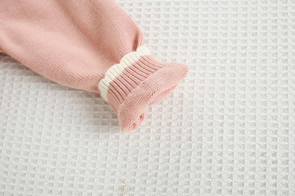 Blush Petal Knit Set – Where Sweetness Meets Comfort