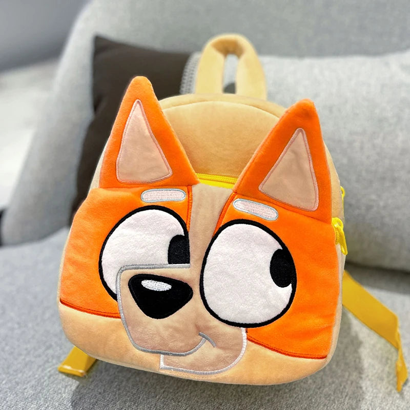 Plush Puppy Character Backpack