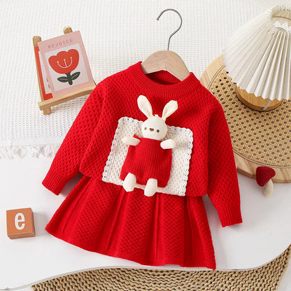Bunny Pocket Knit Set
